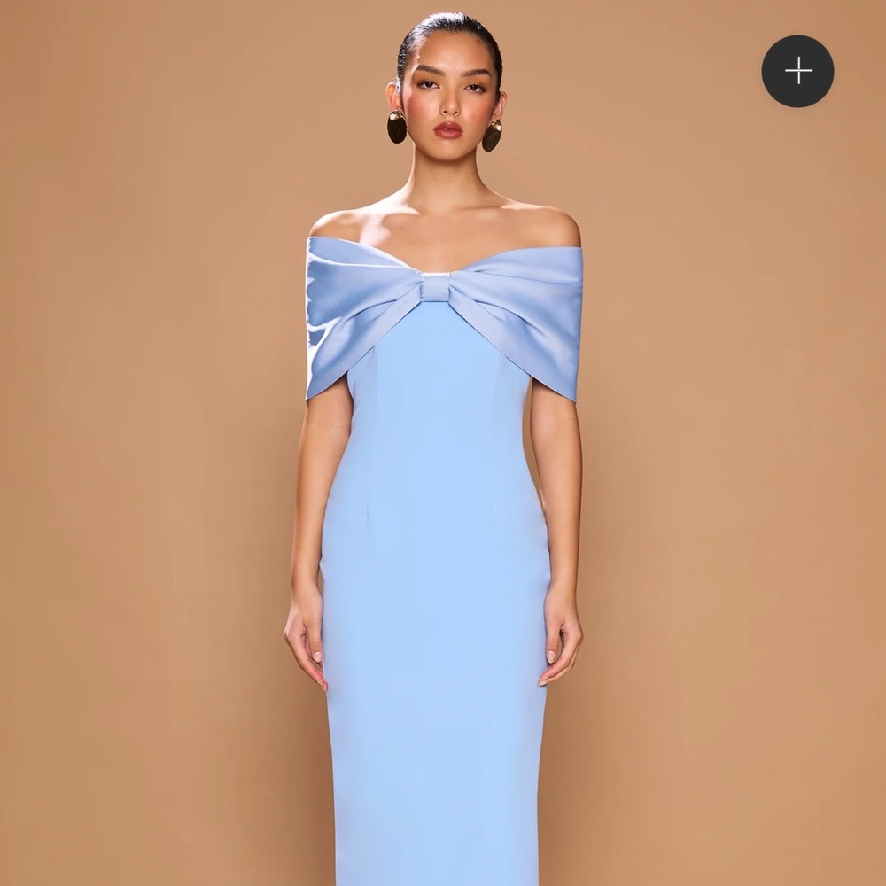 SONYA BELLUNO DRESS BLUE SIZE 6